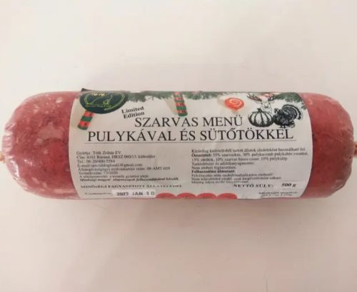 Szarvas és pulyka menü, sütőtökkel 500g, Special Dog Food