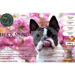 Hekk menü kutyáknak, 1 kg - Special Dog Food
