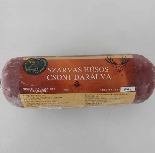 Szarvashús csonttal darálva 500g - Aspol / Special Dog Food