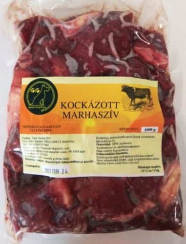 Marhaszív kockázva 1 kg, Special Dog Food