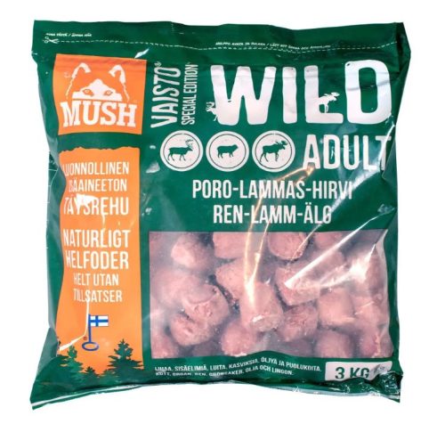 Wild Rénszarvas-Bárány-Jávorszarvas 3kg, Mush