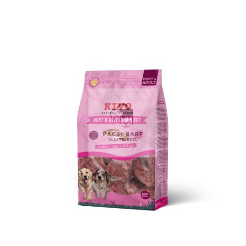 Kockázott szarvas és kecske menü - 500g, KIVO