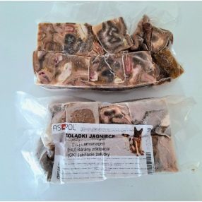 Bárány zöldpacal darabok kockázva 1 kg, Aspol