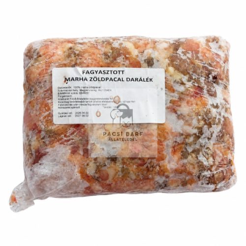 Marha zöldpacal darálék, 1kg - Animal Food