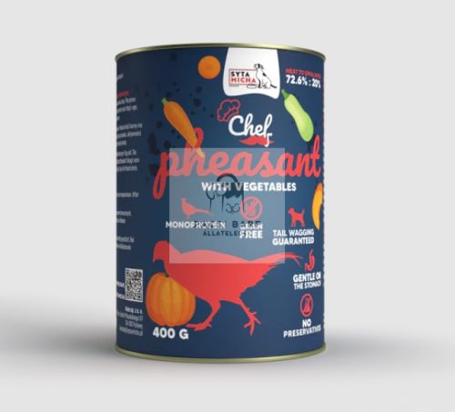 Syta Micha Nedves kutyaeledel – Fácánhús és zöldségek (400 g)