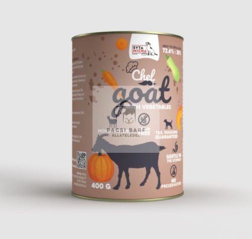 Syta Micha Nedves kutyaeledel – Kecskehús és zöldségek (400 g)