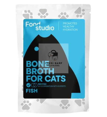 Food Studio vörös halas csontlé macskáknak az egészséges bőrért