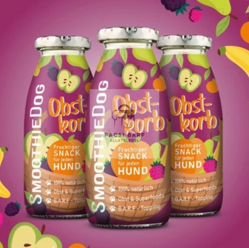 Gyümölcsös smoothie kutyáknak 250ml, SmoothieDog