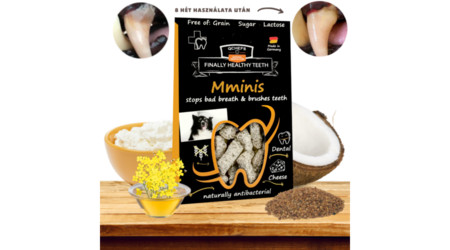 Természetes fogtisztító jutalomfalat kutyáknak, 65g - Qchefs Mminis 
