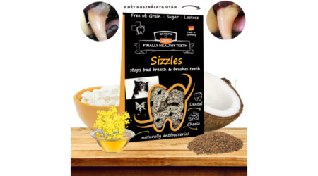 Természetes fogtisztító jutalomfalat kutyáknak, 65g - Qchefs Sizzles