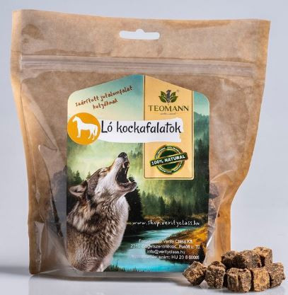 Szárított Ló Kockafalatok 200g, Teomann