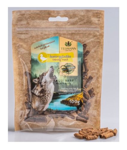 Tréning Snack kacsa-körte-vörösáfonya, Teomann