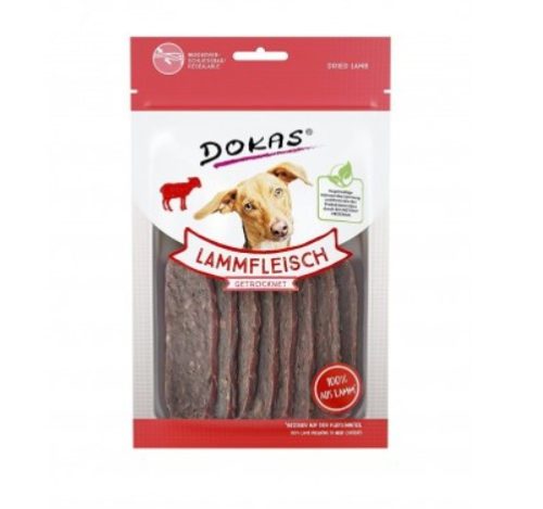 Szárított bárányhús jutalomfalat kutyáknak, Dokas