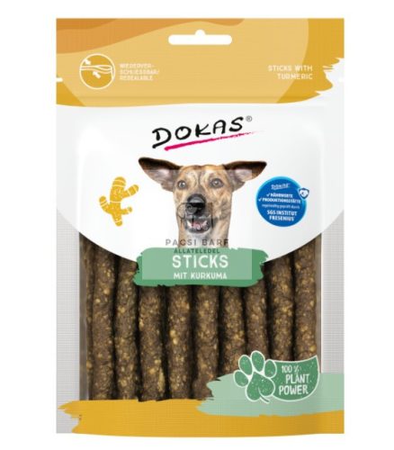 Vegetáriánus stick kurkumával 105 g, Dokas