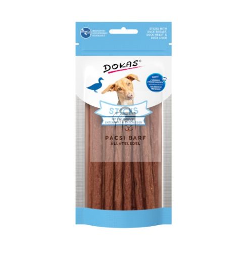 Puha stick kacsamellel, szívvel és májjal 60g, Dokas