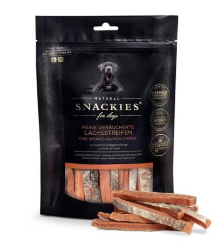 Füstölt Lazac csíkok 170g, Snackies