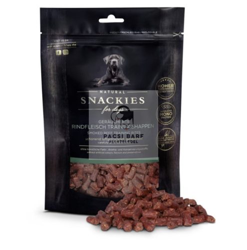Füstölt Marhahús tréning snack 80g, Snackies