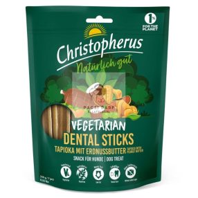   Vegetáriánus dental stick – ​​tápióka mogyoróvajjal 250g, Christopherus