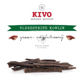 Szárított nyúlhús csíkok 200g, KIVO