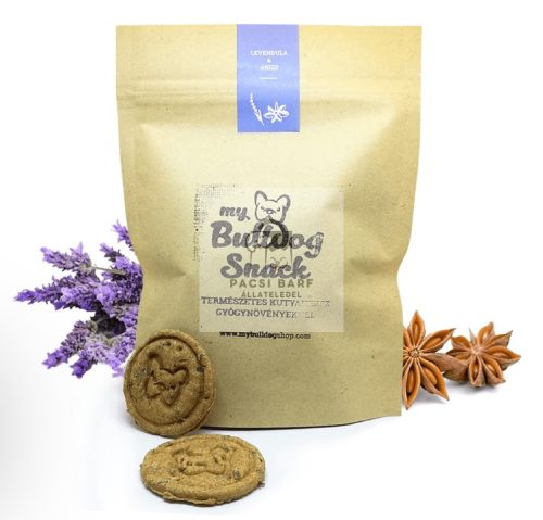 My Bulldog Snack – Természetes kutyakeksz - Levendula, ánizs