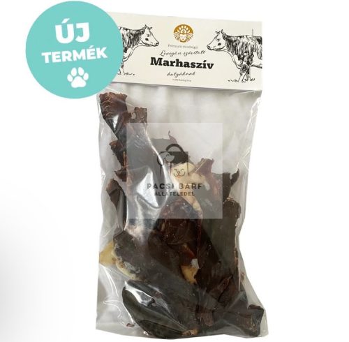 Levegőn szárított marhaszív – 100 g, My Bulldog Shop