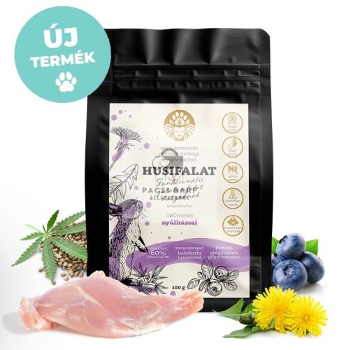 Nyúlhúsos – HUSIFALAT – funkcionális jutalomfalat- 100 g, My Bulldog Shop