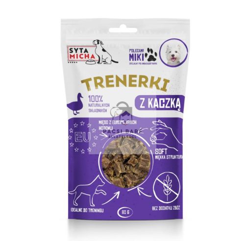 Syta Micha Trenerki Tréningfalat kutyáknak – Kacsa (80 g)