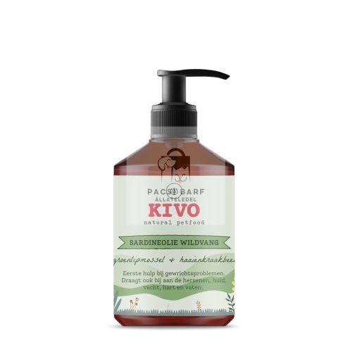 Szardínia olaj zöldajkú kagylóval és cápaporccal 500ml, KIVO