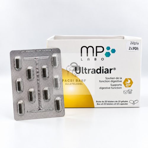 Ultradiar emésztést támogató kapszula kutyáknak és macskáknak