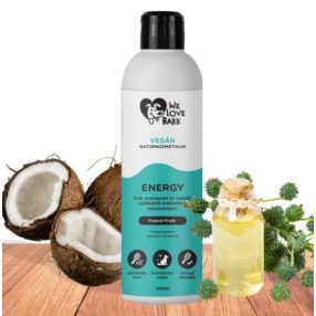   Vedlés csökkentő prebiotikus kutyasampon- Energy, We Love Bark 