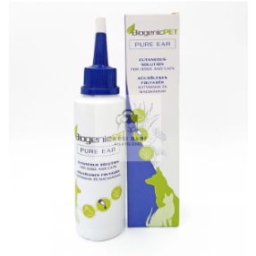   BiogenicPet Pure Ear – fültisztító folyadék kutyáknak és macskáknak (100 ml)