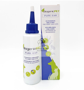 BiogenicPet Pure Ear – fültisztító folyadék kutyáknak és macskáknak (100 ml)