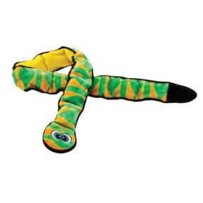   Outward Hound Invincibles Green Snake plüss kutyajáték, XXL