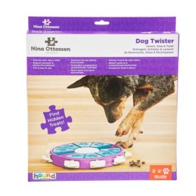   Dog Twister interaktív csemege kirakós kutyajáték - haladó