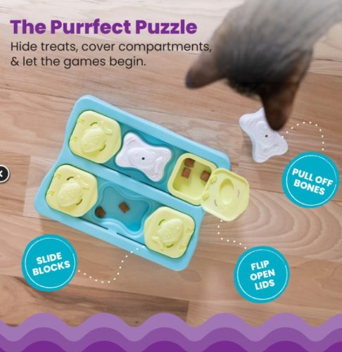 Petstages Kitty Cube Puzzle interaktív macskajáték