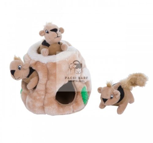 Mókusodú Interaktív Plüss kutyajáték S, Outward Hound