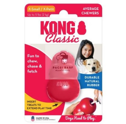 KONG Classic Harang Piros (XS)