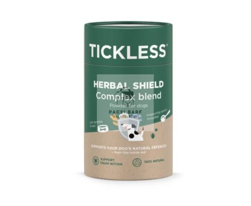Természetes védelem komplex por kutyáknak, Tickless® HerbalShield 