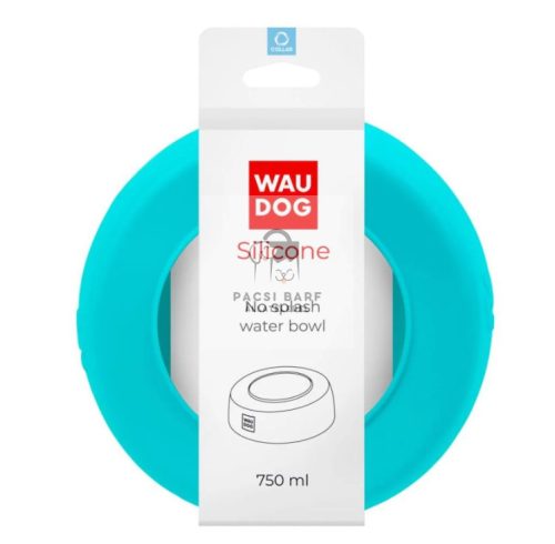 WAUDOG Fröccsenésmentes Szilikon Tál Türkiz (750 ml)