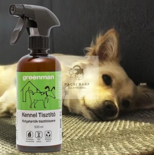 Baktériumkultúrás fekhely és kutyaól szagtalanító spray 500 ml, Greenman