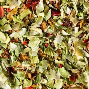 Szárított zöldségek, gyümölcsök